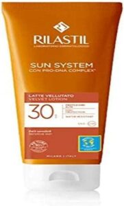 Sun spf resistente all'acqua